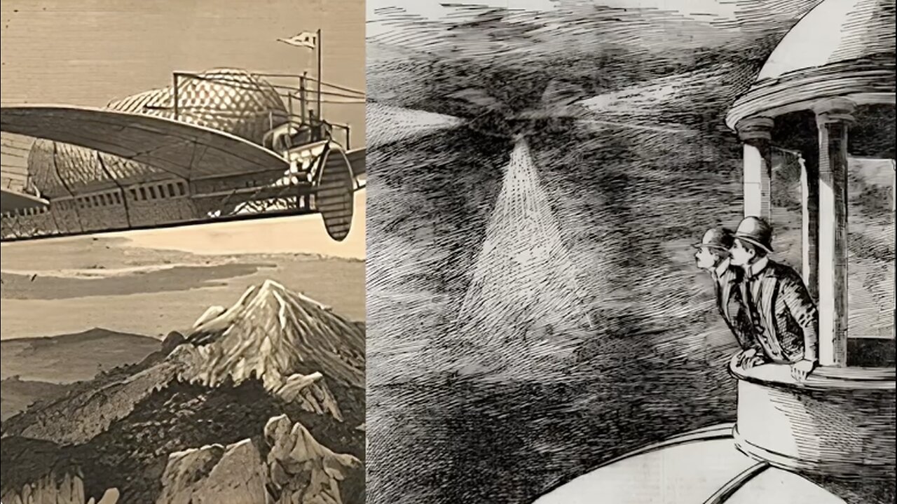 Mysterious Airships of 1896-1897 - Old World Technology 1800s ZAC - Zachary Denman