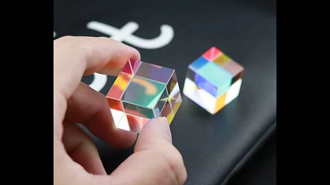 6-Sided Color-collecting Prism Light Cube, with Light Box, Home Decoration & Best Gift for Holidays