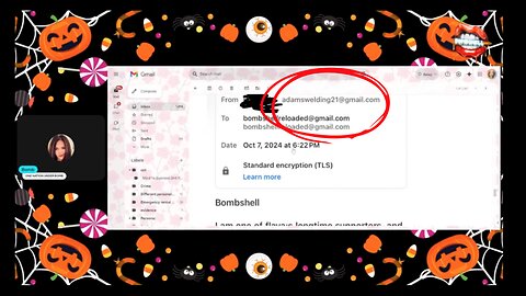 BOMBSHELL CAUGHT SENDING EMAILS TO HERSELF!