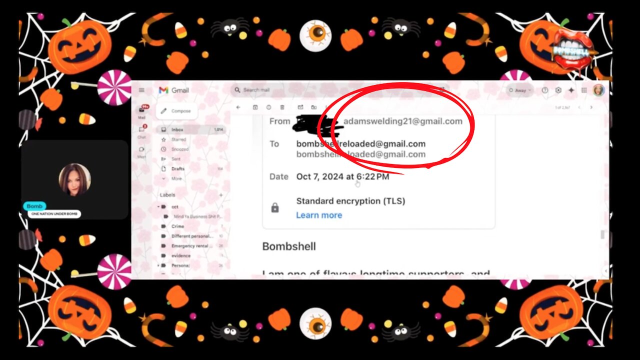 BOMBSHELL CAUGHT SENDING EMAILS TO HERSELF!