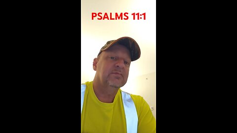 #PSALMS11:1 "KINGDAVID ! THE LORD IS MY PROTECTOR ! I WILL NOT RUN !"