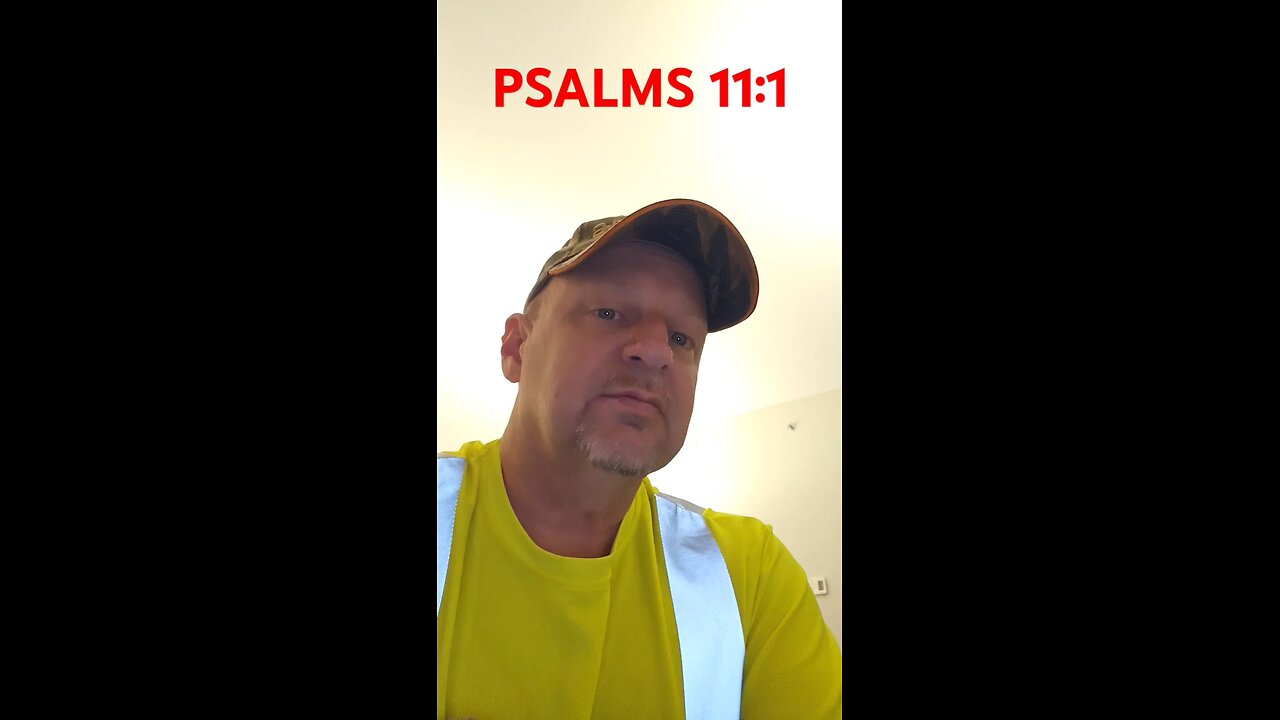 #PSALMS11:1 "KINGDAVID ! THE LORD IS MY PROTECTOR ! I WILL NOT RUN !"