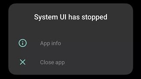 How to fix system ui has stopped black screen problem Android 2025 | system ui has stopped