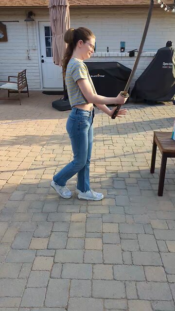 Third Favorite Niece learning the way of the Samurai