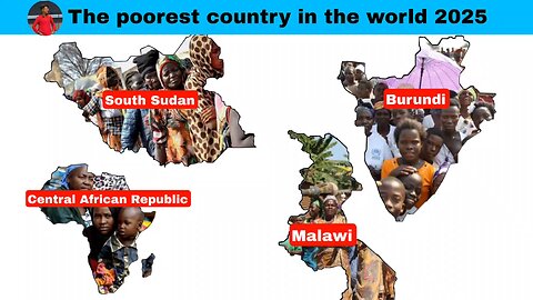 The poorest countries in the world 2025