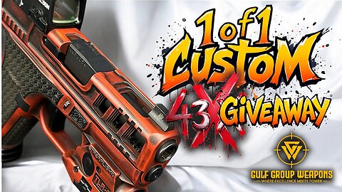 INSANE Custom Glock 43X Giveaway – Enter Now Before It’s Gone!