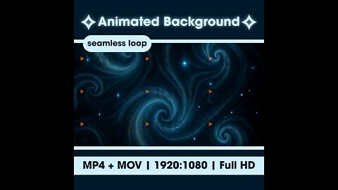 ✨Star Dust • Zoom Teams Streamer Background Home Office Spa Low Stim Full HD Virtual Ambient Calm