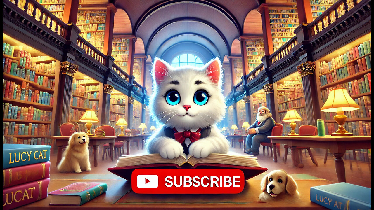 The DailyyyStories | Lucy the Cat - Episode 18: Lucy’s Library Adventure