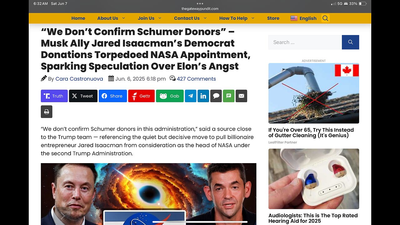 Musk Ally Jared Isaacman’s Democrat Donations Torpedoed NASA Appointment