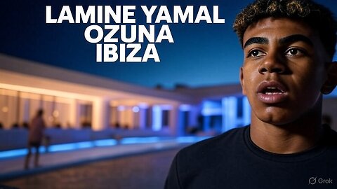 🔵🎶 LAMINE YAMAL BAILA CON OZUNA EN IBIZA 🔥 VACACIONES DE LUJO ANTES DE VOLVER AL BARÇA 🌴