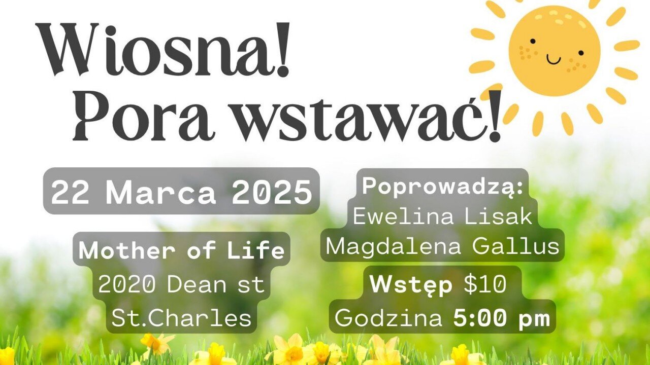 Wiosna! Pora wstawać! - Energia | Magdalena Gallus | PART 2/2