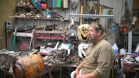 cutting a propane tank