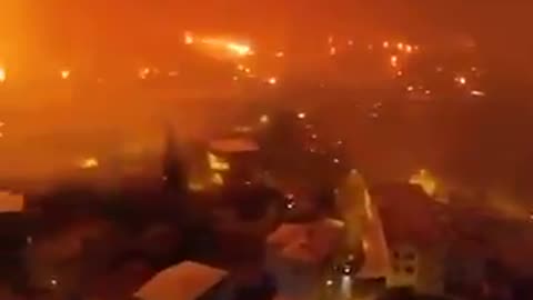 Huge fires devour Bursa forests in Turkey these times.. Oh God, peace
