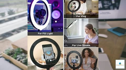 Webcam Light, Ring Light for Logitech Webcam C920,C922x,C930e,Brio 4K,C925e,MX Brio 4K,Str