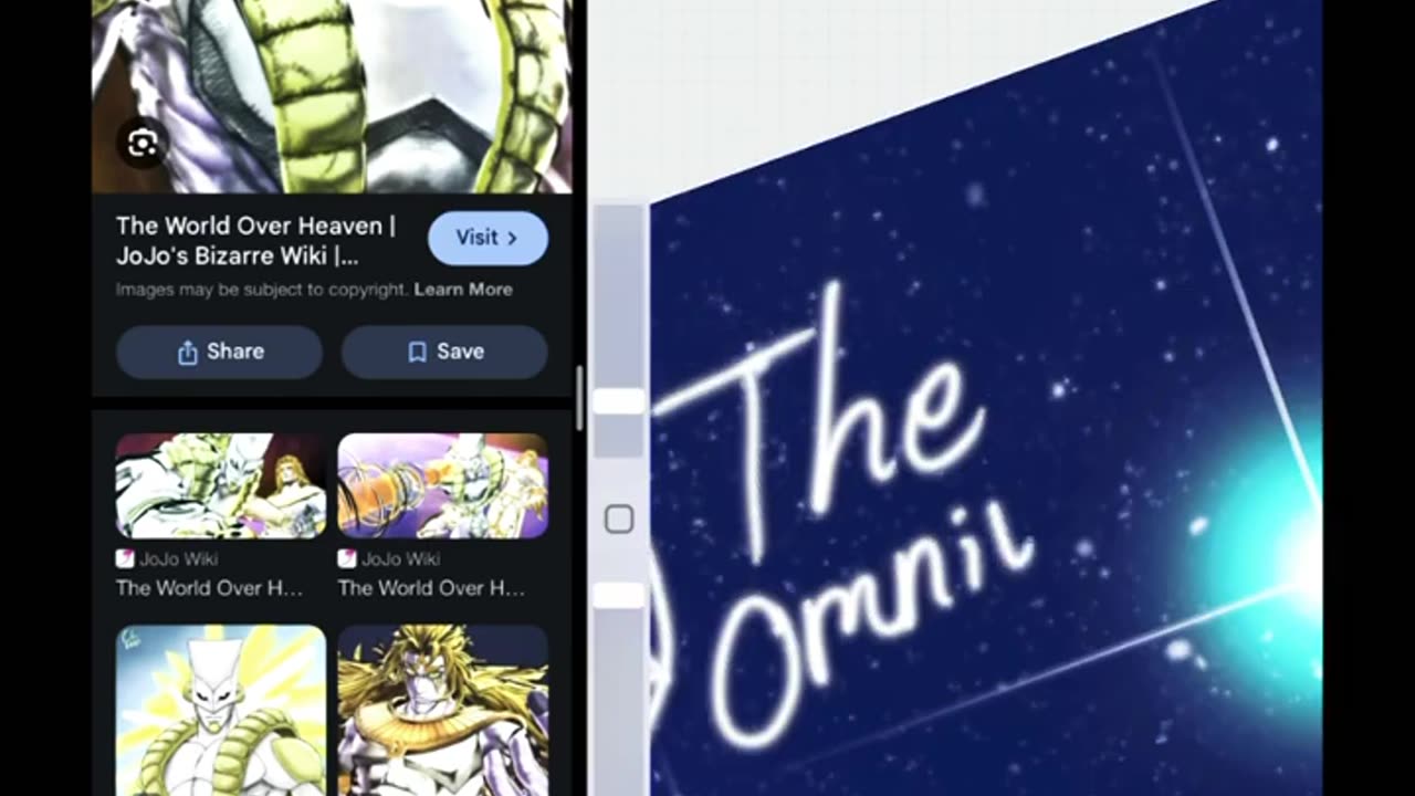 The world over heaven