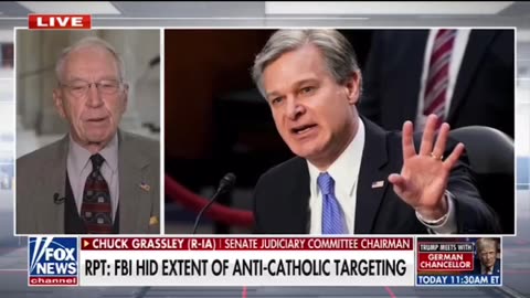 FBI hid extent of anti-Catholic targeting - Catholic Church considered TERRORIST - Sen Chuck Grassley