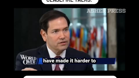 Secretary Rubio: Britain and France reward Hamas; Senior Hamas Official Ghazi Hamad