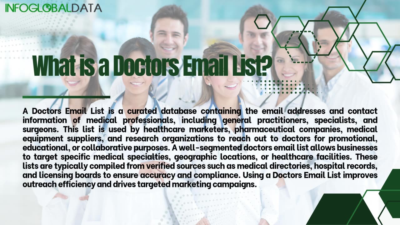 Reach the Right Physicians with a Verified Doctors Email List by Specialty