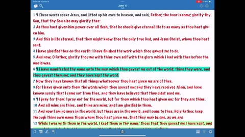 Keeping the word of God