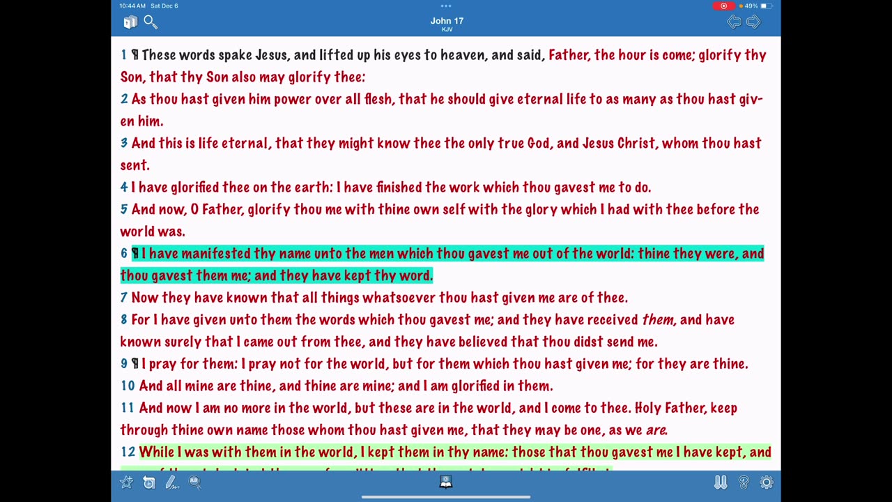 Keeping the word of God