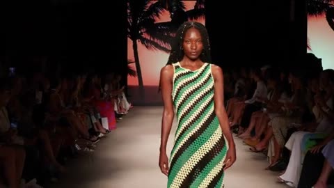 Leslie Amon Spring/Summer 2025 | Paraiso Miami Beach Swim Week Hot Super Model Bikini Runway Video