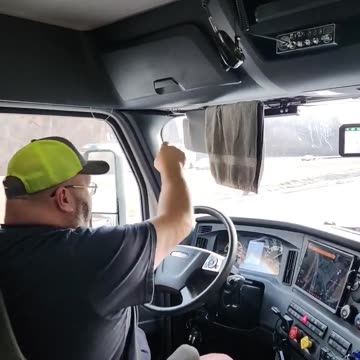 👍VISOR TIP👍 #atruckerslife #truckdrivers #reallifetruckers