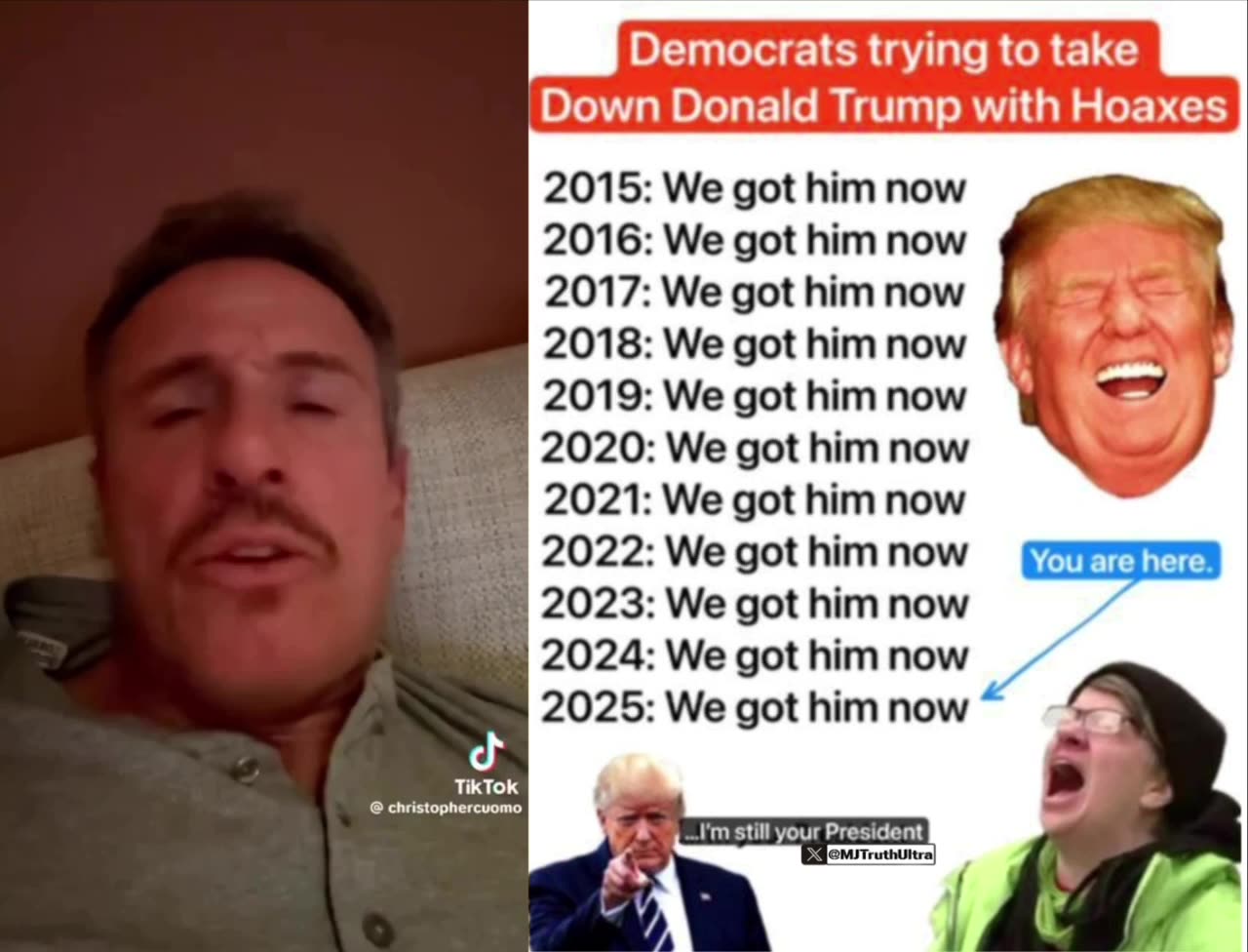 Chris Cuomo - Anyoen saying the Epstein Emails are gonna get Trump is full of shit