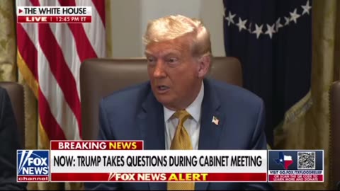 President Trump goes off on windmills