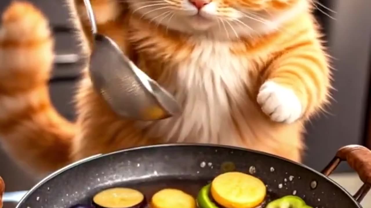 Shocking Rescue_ Heroic Cat Revives Iron Man _cat _catlover _aicat _animation