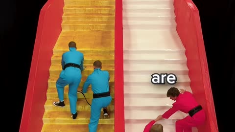 Sticky vs slippery stairs