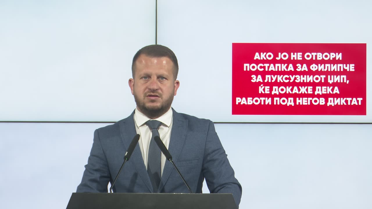 Ако ЈО не отвори постапка за Филипче за луксузниот џип, ќе докаже дека работи под негов диктат