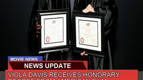 Viola Davis Receives Honorary Degree From American