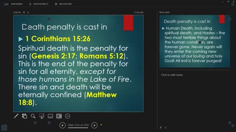 Sunday June 15, 2025 Revelation: Prophecy "The Sea Gave up the Dead"