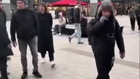 Christian preacher attacked multiple times by Muslims in Amsterdam.