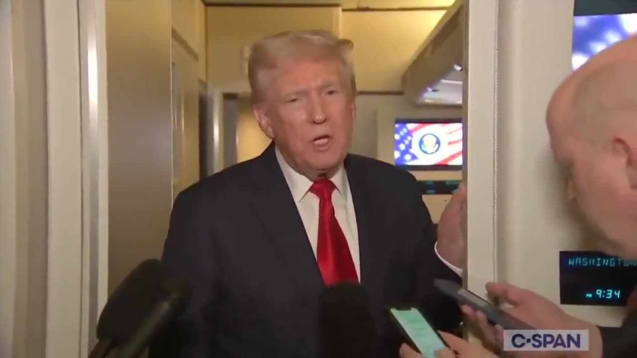 POTUS: "The tariffs will be in place in the not distant future"