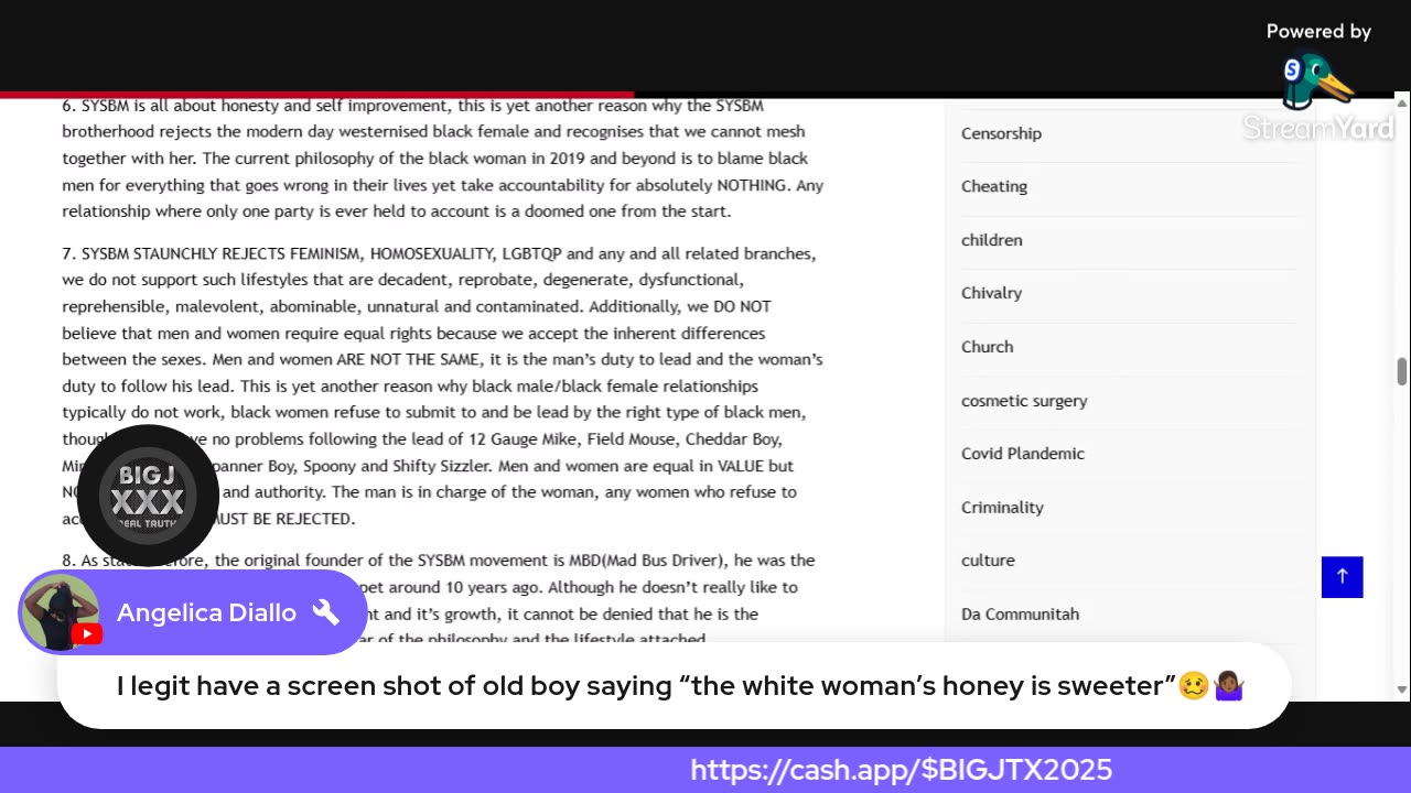 YES I SAID IT, SYSBM/Manosphere = MAGA & should go to H3LL
