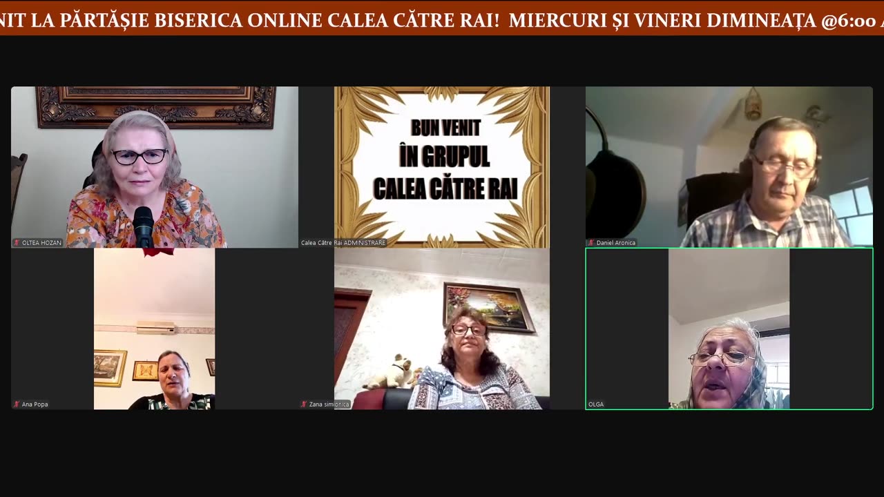 OLGA MARIN -O, DE-AȘ AVEA EU LIMBI O MIE- CALEA CĂTRE RAI PĂRTĂȘIE #livestream #cantaricrestine