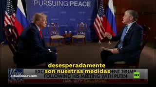 Trump sobre cumbre con Putin: Hemos acordado muchos asuntos