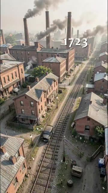 A time-lapse of a city evolving from 7000 BC to 2100 AD, visualized with AI