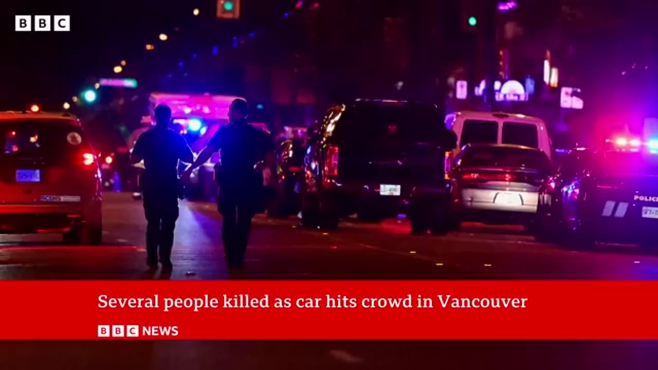 Multiple people killed after car drives into Vancouver street festival, Canada police say