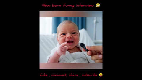 New born baby funny video 😂