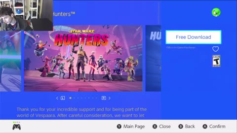 Tutorial For How To Download Star Wars Hunters From The Nintendo eShop On The Nintendo Switch