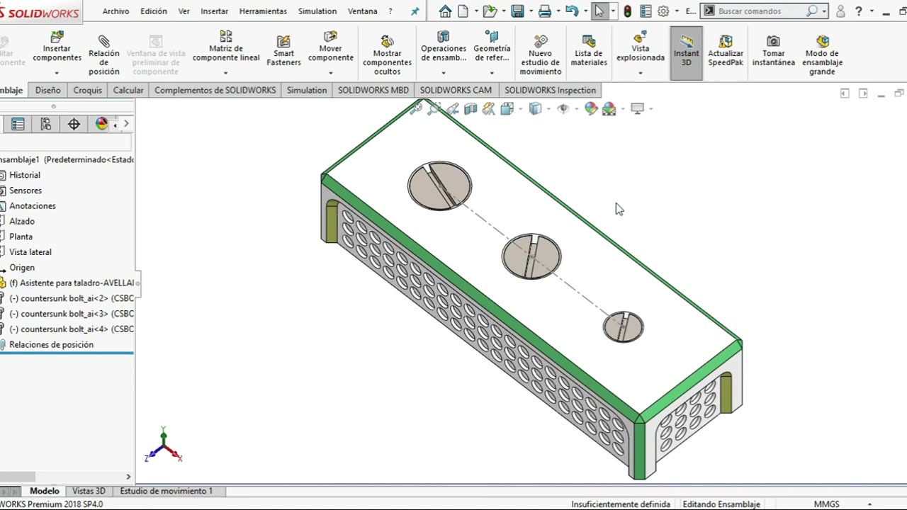 SOLIDWORKS - TALADROS 04