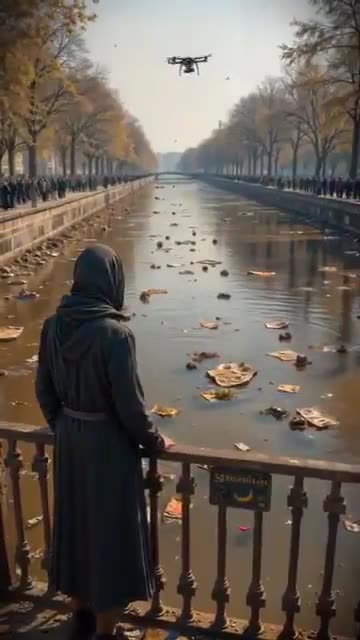 Wake up in Paris 2050 - KI video!