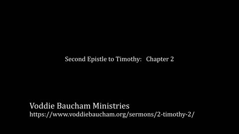 Second Epistle to Timothy: Chapter 2