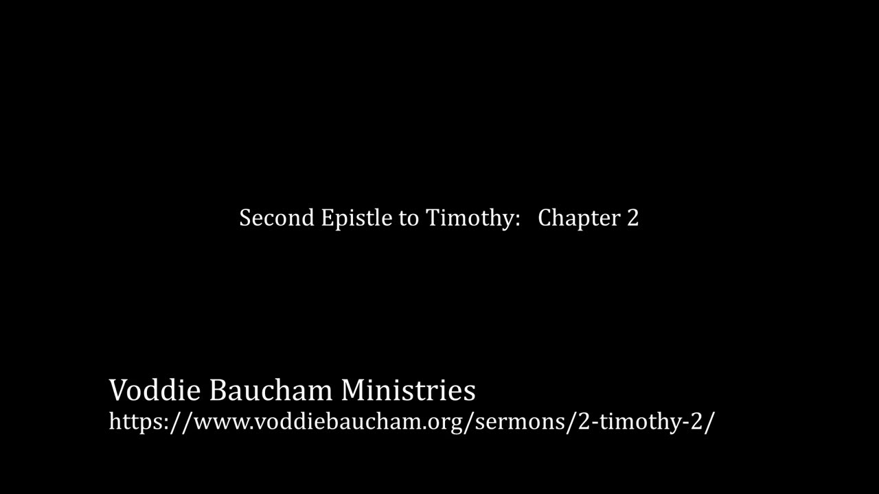 Second Epistle to Timothy: Chapter 2