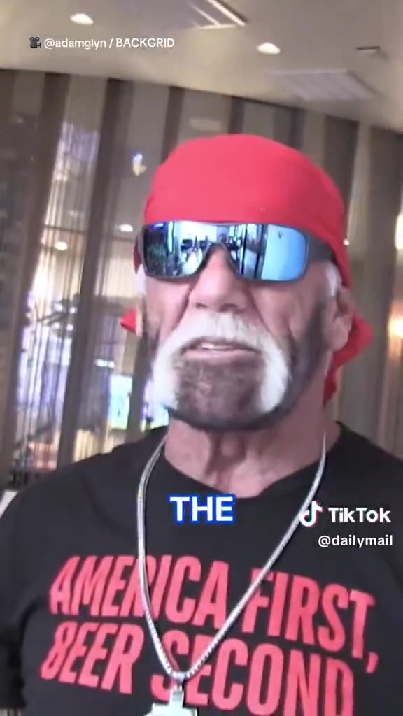 Video footage shows Hulk Hogan a day before his passing.