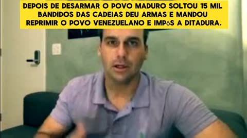 O Eduardo foi inteligentíssimo na sua decisão, lulaladrão apavorado saiu pra desarmar a população, veja o Eduardo nesse vídeo falando o que ocorreu quando o povo Venezuelano foi desarmado, compartilhem o ladrão está encurralado ele e os togados.