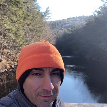 BEAUTIFUL WALK ON BRIDGE OVER WATER!