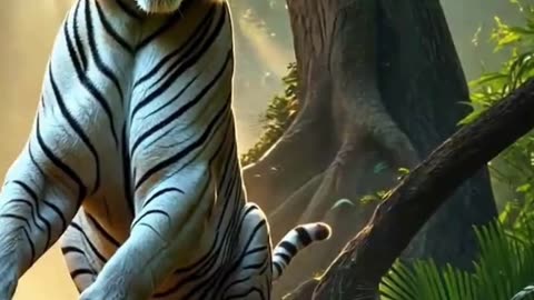 Ghost of the Jungle The Majestic Indian White Tiger #whitetiger